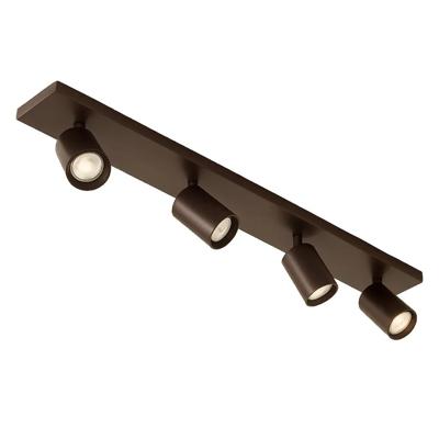 Highlight OpbouwspotMila 4-lichts recht choco - S7498.04