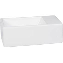 Saqu Inspire fontein zonder kraangat 30,5x18x11 cm Wit