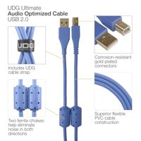 UDG UDG Ultimate Audio Cable USB 2.0 A-B Blue Straight 1m - thumbnail