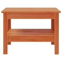 Salontafel 55x55x40 cm massief grenenhout wasbruin - thumbnail