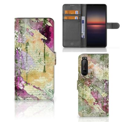 Hoesje Sony Xperia 1 II Letter Painting Hoesje Sony Xperia 1 II Letter Painting