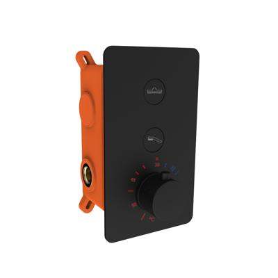 Best Design Inbouw Douchekraan Clic Nero 2-weg Thermostaat Mat Zwart Best Design Inbouw Douchekraan Clic Nero 2-weg Thermostaat Mat Zwart