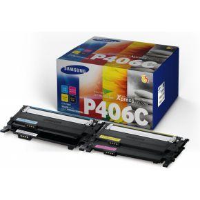 Samsung CLT-P406C tonercartridge Origineel Zwart, Blauw, Magenta, Geel 4 stuk(s)