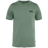 Fjallraven Abisko Wool Logo SS T-shirt Heren Patina Green M - thumbnail