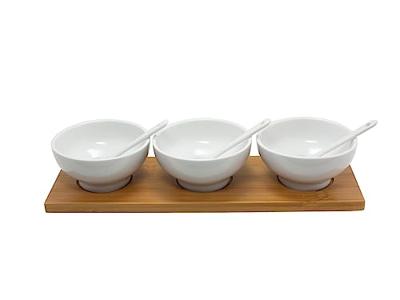 Aperitief set 7-delig met houten plank