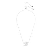 Swarovski 5636497 Ketting Hollow zilverkleurig-wit 38-75 cm - thumbnail