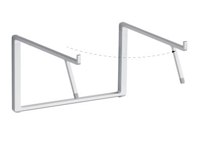 Rain Design mBar Pro+ Foldable Laptop Stand Silver