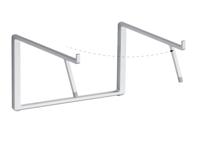 Rain Design mBar Pro+ Foldable Laptop Stand Silver - thumbnail