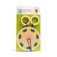 BS Toys kleurenspinner hout trekspel - thumbnail