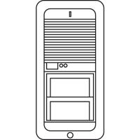 Siedle 200011800-00 Montageaccessoire voor Accessoires voor deurintercom Zwart - thumbnail