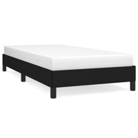 Bedframe zonder matras 100x200 cm stof zwart - thumbnail