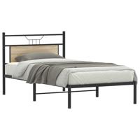 Bedframe zonder matras hout sonoma eikenkleurig 100x190 cm - thumbnail