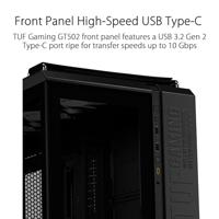 Asus TUF Gaming GT502 PLUS Midi-tower PC-behuizing Wit Stoffilter, Zijvenster - thumbnail
