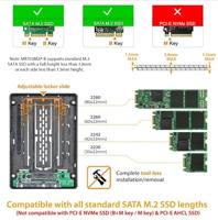 ICY DOCK HDD/ SSD Adapter [1x M.2 - 1x SATA III] MB703M2P-B - thumbnail