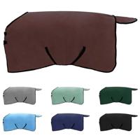 VidaXL Paardendeken volledig donkerbruin polyester - thumbnail