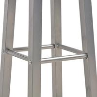 Barkrukken 2 st MDF antraciet - thumbnail