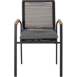 Nohr Tuinstoel 'Marye' kleur Zwart