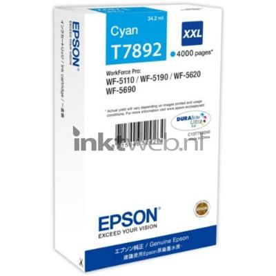 Epson Inktcartridge T7892 XXL Origineel Cyaan C13T789240