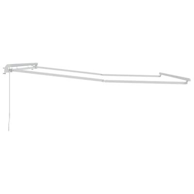 VidaXL Zijde frame wit 400 × 300 cm aluminium