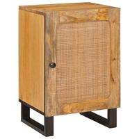 Badkamerkast met plank Bruin 38 x 33 x 58 cm Massief Mango Hout - thumbnail