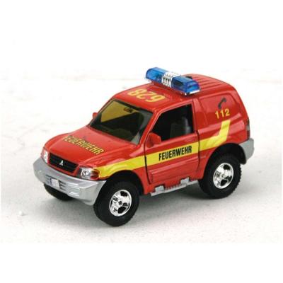 Duitse Pull-Back Brandweerauto met Geluid Duitse Pull-Back Brandweerauto met Geluid