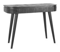 LABEL51 Bureau Nils - Zwart - Mangohout - 100 cm - thumbnail