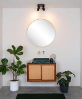 Lucide LENNERT - Plafondspot Badkamer - LED Dimb. - GU10 - 4x5W 3000K - IP44 - Zwart - thumbnail