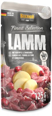 Belcando zak [12 x 125 g lam met aardappelen en bosbessen] | natvoer voor honden | compleet voer in praktische afzonderlijke porties