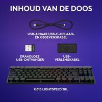 Logitech G515 Lightspeed TKL zwart - thumbnail