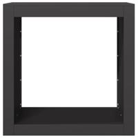 Haardhoutrek 60x40x60 cm staal zwart - thumbnail