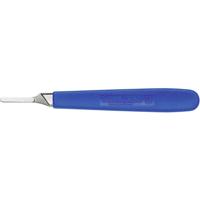 Mesgreep 140 mm Nikkel, Kunststof Blauw 1 stuk(s) - thumbnail