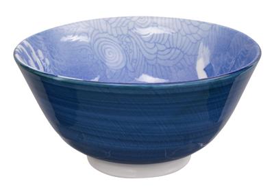 Keramische Kom met Kraanvogel Design - Mixed Bowls - 12.7 x 6.35 cm
