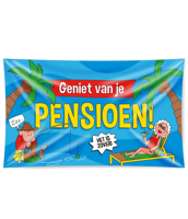 Paperdreams gevel vlag xxl pensioen - thumbnail