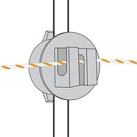 Gallagher Schroefisolator Groen voor paal ø 8,5-13mm (20) - 010936 010936 - thumbnail