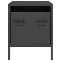 Nachtkastje 35x39x43,5 cm staal zwart - thumbnail