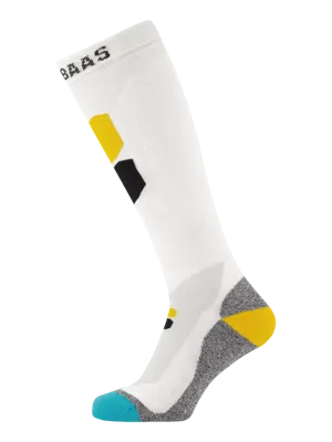Poederbaas Skisokken Technical Bamboo Freeride Wit-43/46
