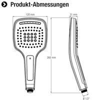 Cornat Handdouche Dida 3S Chroom - TECB3482 - thumbnail