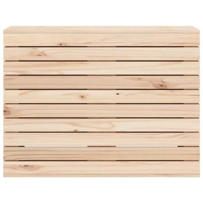 Wasmand 88,5x44x66 cm massief grenenhout