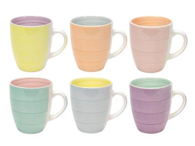 Cookinglife Mokken Pastel Harmony 340 ml - 6 Stuks