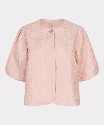 Esqualo Top Balloon Jacquard | Faded Rose Esqualo Top Balloon Jacquard | Faded Rose