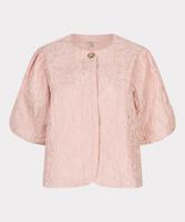 Esqualo Top Balloon Jacquard | Faded Rose - thumbnail