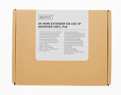 Digitus DS-55125 audio/video extender AV-receiver Zwart - thumbnail