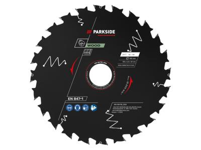 PARKSIDE PERFORMANCE Cirkelzaagblad 190 mm (hout 24 tanden)
