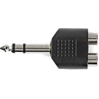 Nedis Stereo Adapter 6,35mm Jack Male To 2x RCA Female - thumbnail