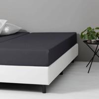 DD Verkoelend Katoenen Hoeslaken - Antraciet - thumbnail