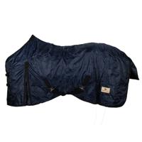 Budget Rider fleece gevoerde staldeken donkerblauw maat:135 / 6'1 - thumbnail