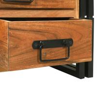 Salontafel with Drawer Bruin 90 x 50 x 38 cm Massief acaciahout - thumbnail