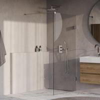 BRAUER Void inloopdouche helder glas 100x200 incl. glascoating chroom GS-VOI1H100200CE - thumbnail