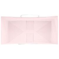 VidaXL Papieren zakken 250 st met hengsels 21x11x28 cm roze - thumbnail