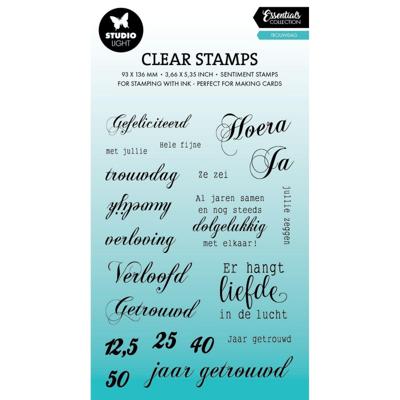 Studio Light • essentials clear stamps trouwdag